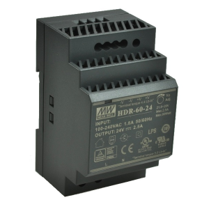 Изображение Блок питания на DIN рейку HDR-60-24